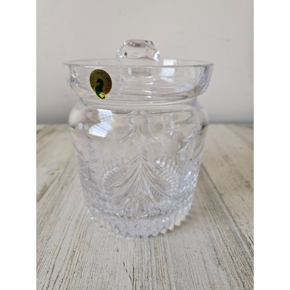 Waterford Xmas night biscuit‎ barrel 40028002 new